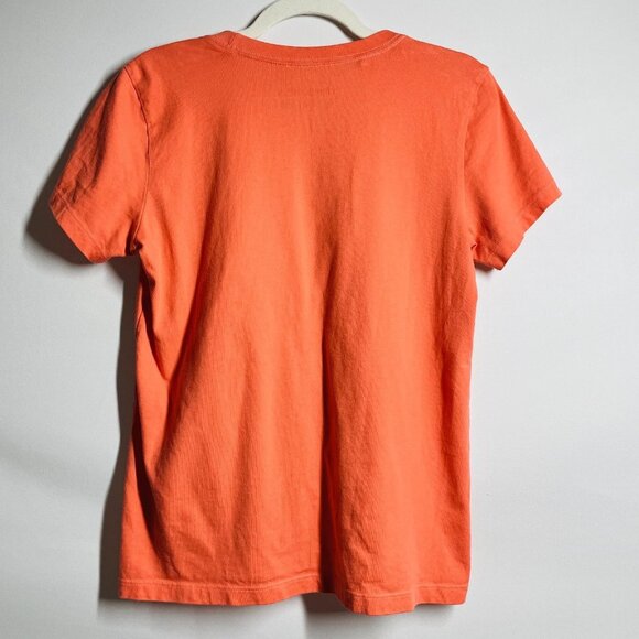 Life Is Good Womens Orange Ready To Roam Passport Short Sleeve Crusher Tee Sz M - Picture 2 of 6